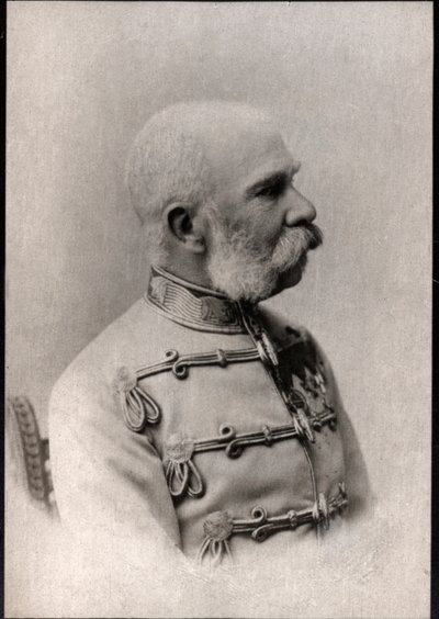 Portrait of Franz Joseph I (1830-1916), Emperor of Austria by French Photographer